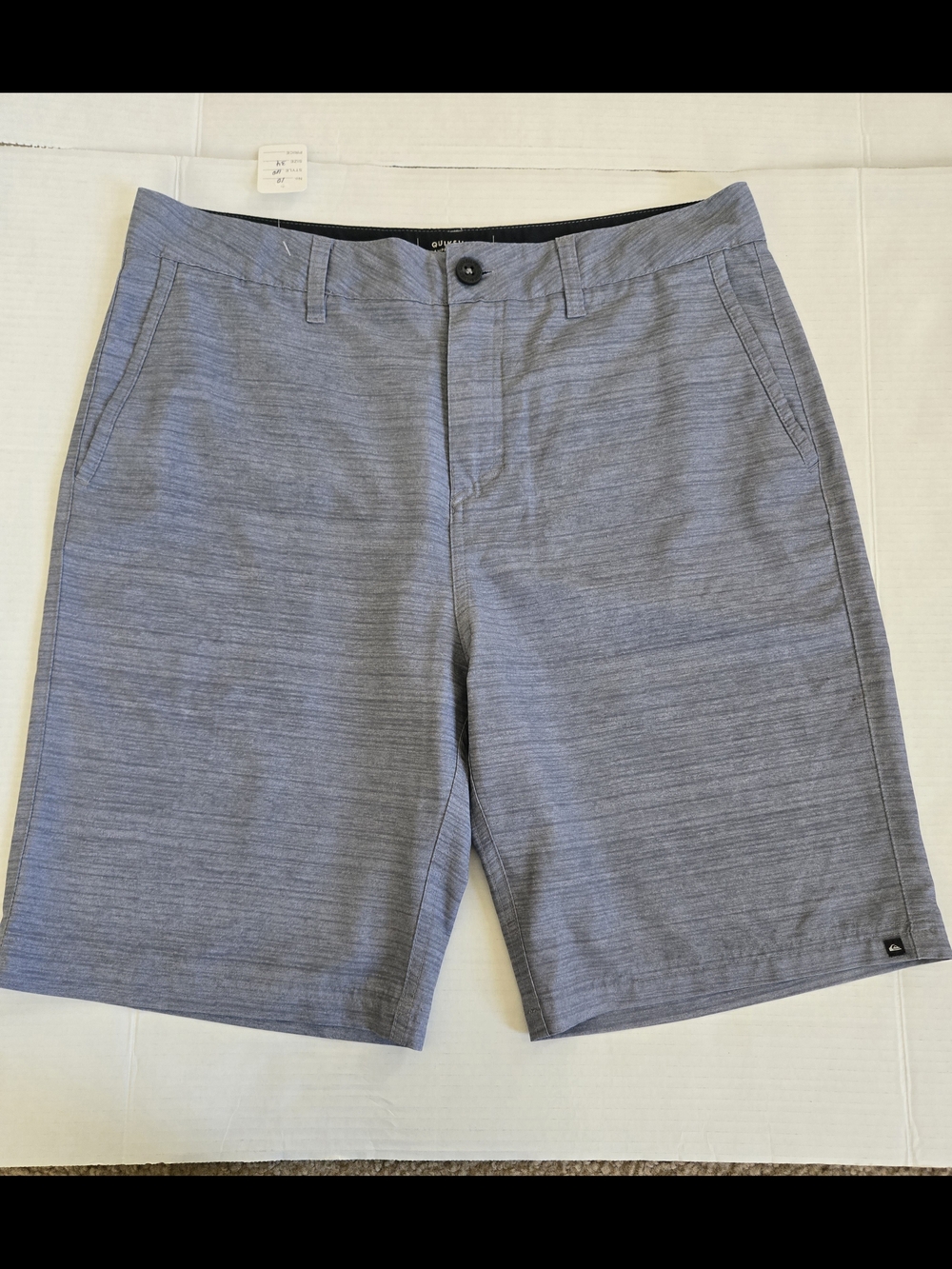 QUIKSILVER Men's Gray Patterned Performance Shorts